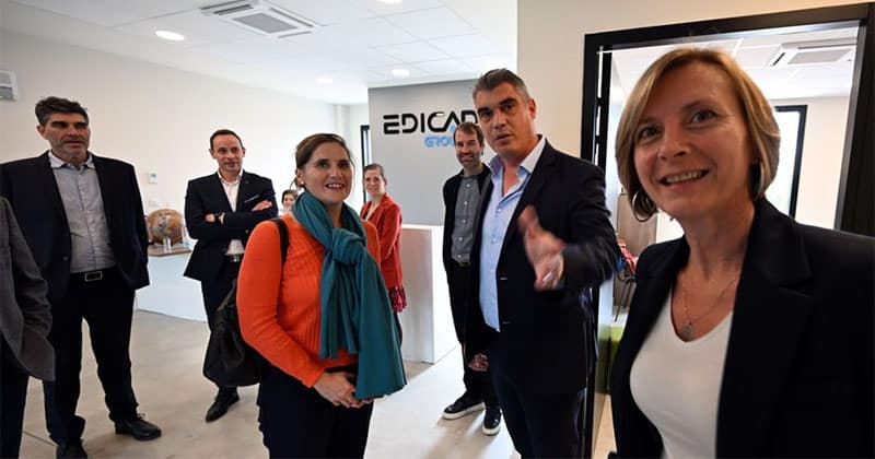 Claire RAULIN, Préfète du Lot, à la rencontre d'EDICAD