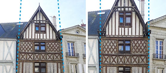 Relevé de façade d'après photo