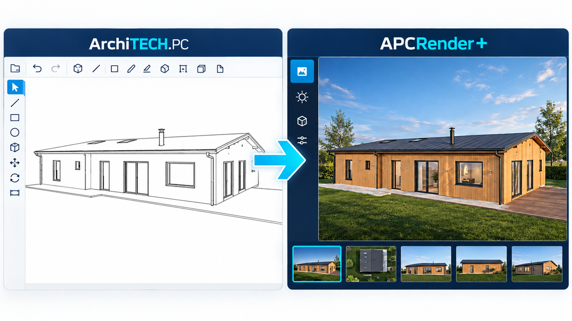Synchronisation entre ArchiTECH.PC et APCRender+