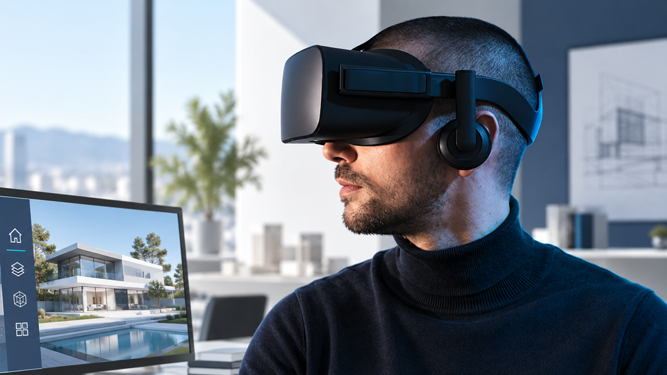 Visite immersive d’un projet avec un casque VR