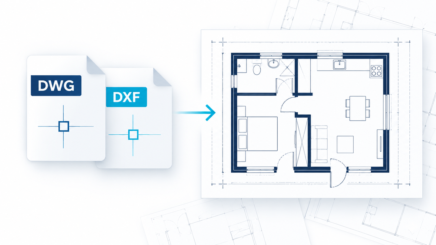 Documents de plans aux formats DWG et DXF